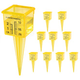 ODOME rain gauge with wide mouth for accurate lawn rainfall measurement.