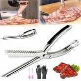 oeocviod RibMem Pro arc clamp in use for effortless rib skinning