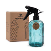 OFFIDIX glass spray bottle 0.4L blue, compact and easy to reach for watering.