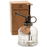 OFFIDIX transparent glass watering spray bottle showing a compact design for easy indoor plant care.