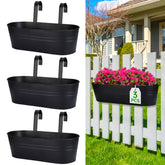 OGIMA railing planter box 16-inch offers ample growing space for balconies