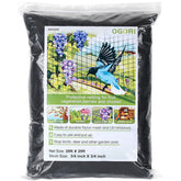 OGORI bird netting 25x25 nylon close-up shows heavy-duty mesh for garden protection.
