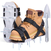 Ohuhu lawn aerator shoes full view for quick, hands-free yard aeration.