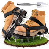 Ohuhu lawn aerator shoes with stainless steel shovel for stable lawn aeration