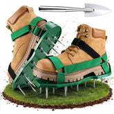 Ohuhu lawn aerator shoes strap on design for easy on site lawn aeration