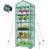 Ohuhu mini greenhouse 5-tier shelf setup for quick seedling start