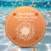 OICEME purification disk copper closeup shows rust-resistant construction for clean water.
