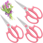 OJYUDD pink garden flower shears set for precise trimming in bouquets.
