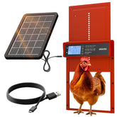 OKKÖBI Automatic Door solar panel powering operation for off-grid convenience