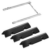 Oklagarden Spirit E210 flavorizer bars closeup for even heat distribution