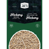 Oklahoma Joe's Hickory pellets 20 lb bag ready for authentic smoky flavor.