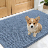 OLANLY dog door mat 30x17 catches muddy paws and dirt at the entry