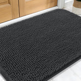OLANLY dog door mat shows muddy paws being absorbed at the entry for cleaner floors
