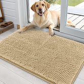 OLANLY dog door mat 35x24 for muddy paws keeps entry dry and clean