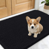 OLANLY dog door mat muddy paws 24x16 absorbs moisture to keep entryways clean