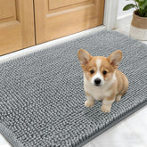 OLANLY dog door mat muddy paws 24x16 absorbs moisture and dirt at the doorway