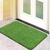 OLanto artificial grass door mat with realistic entrance look for curb appeal and easy cleaning.