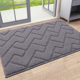 OLANLY Indoor Door Mat at the front door with strong dirt absorption.