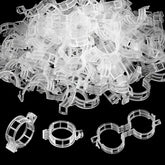 Oligei trellis clip closeup shows durable plastic construction for garden use.