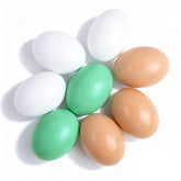 Oligei wooden fake egg green variant 1 for nest training and decorative display