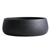 Olly & Rose Copenhagen planter bowl in matt black for stylish indoor displays.