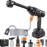 OMGEXTRD cordless pressure washer with 380W motor for portable cleaning scenarios.
