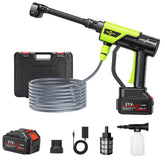 OMGEXTRD cordless pressure washer 900psi front view highlighting portable design for on-the-go cleaning