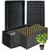Omitgoter 72-cell seed tray with drainage holes for cleaner germination and improved aeration.