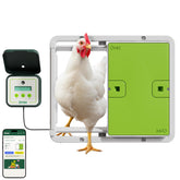 Omlet Autodoor with Wi-Fi control for remote coop management.