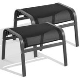 ONBRILL outdoor ottoman footrest 2-pack for patio seating and extra leg relief.