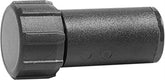 One Stop Outdoor drip connector fitting secures 1/2 inch tubing for reliable irrigation.