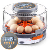 OneAmg Chicken Egg Incubator front view with compact design and simple controls.