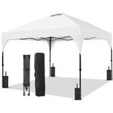 Oneofics canopy popup assembly showing tool-free setup