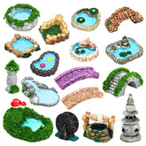 ONEST bridge garden miniature for charming paths and ponds