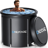 ONLYCARE XXL ice bath tub side view highlighting durable structure for home recovery
