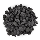 Onlyfire black lava rock 10 pounds designed for dramatic fire pit displays.