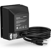 Onlyfire rotisserie motor front view, compact black unit for versatile grilling.