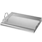 OnlyFire universal griddle front view showing wide cooking surface