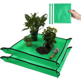 Onlysuki potting mat 26.8x26.8 inches for indoor use keeps soil contained.