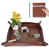 Onlysuki repotting mat opened for easy transplanting and tidy workspace.
