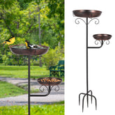 ONTALA birdbath with stake assembly for easy setup in your garden