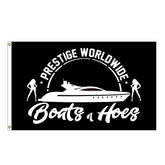 OOOYIY Prestige Worldwide flag banner ready for wall display in dorms and party spaces.