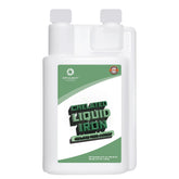 Opulent Blends Chelated Liquid Iron bottle for easy lawn care and greener grass