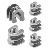 Opzour trimmer eyelet sleeve 5-pack close-up showing zinc alloy durability for rust resistance.
