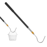 ORAPXI pool skimmer basket hook extends to 61.6 inches for easy reach.