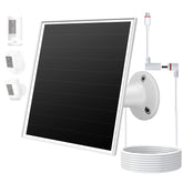 Orayafid 6W solar panel for Ring Stick Up Cam battery powers outdoor security.