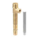 Orbit 51031 brass quick-coupler key body shows durable construction for long wear.