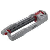 Orbit 56281 oscillating sprinkler with metal base for durable yard watering.