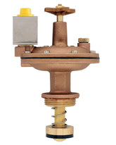 Orbit 57034 brass converter valve assembly enables automatic irrigation control.