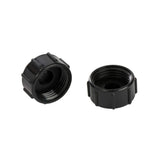 Orbit 58067N polymer hose caps in black, two-pack, quick-seal to prevent leaks.
